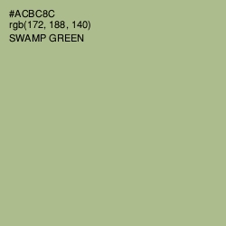 #ACBC8C - Swamp Green Color Image